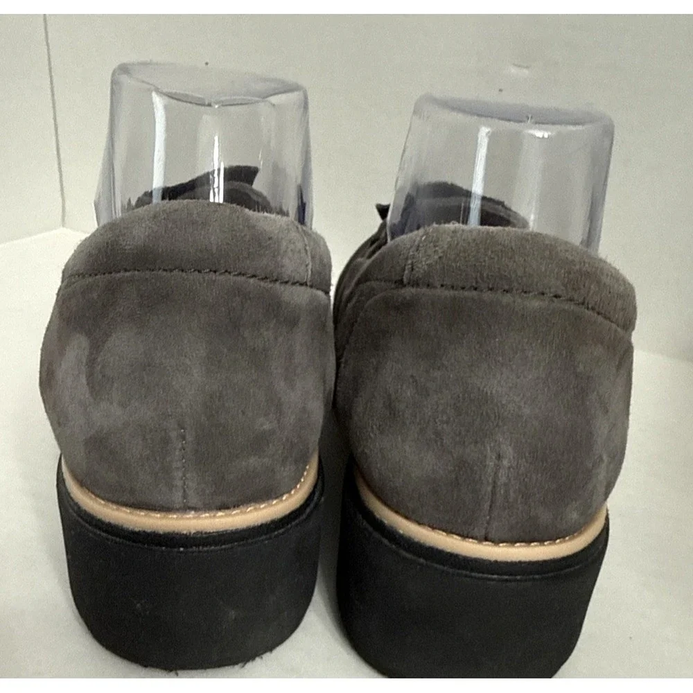Women's‎ CLARKS Collection Loafer Sharon Dasher Shoes 10 M Suede Comfort Wedge